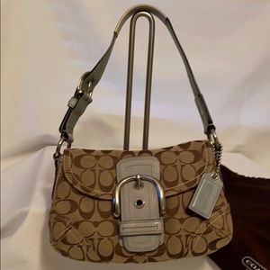 Coach Signature Buckle Shoulder Bag